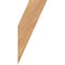 Ekena Millwork 5 1/2"W x 10"D x 22"H Traditional Smooth Knee Brace, Western Red Cedar BRC06X10X22TRA00SWR - alternate 4